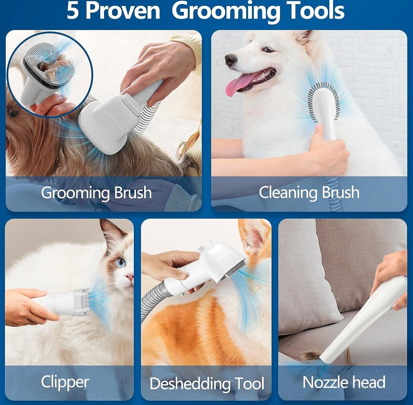 The PawVac™ Grooming Kit